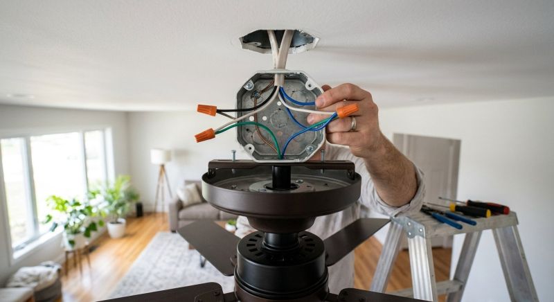 Ceiling Fan Mounting in Kansas City, KS