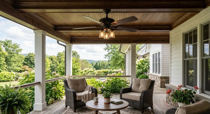 Porch Fan Installation in Littleton, CO